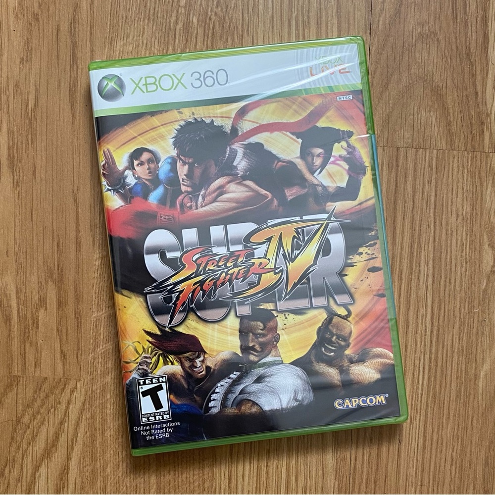 NWT Super Street Fighter IV 4 Xbox 360 Sealed